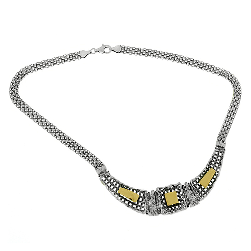 Silver and Gold Necklace