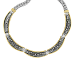 Silver and Gold Necklace