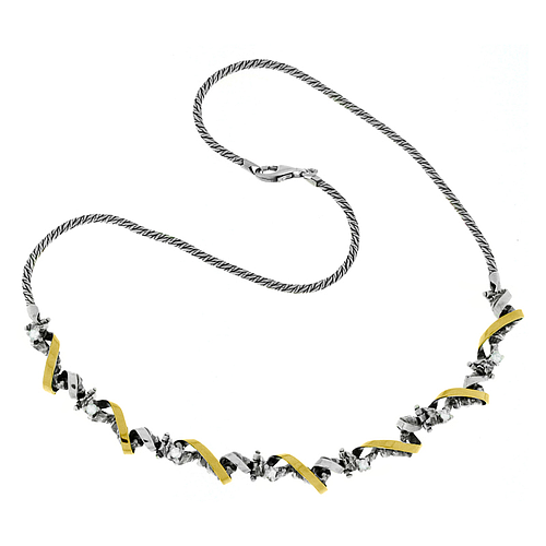 Silver and Gold Necklace