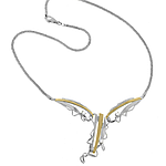 Silver and Gold Necklace