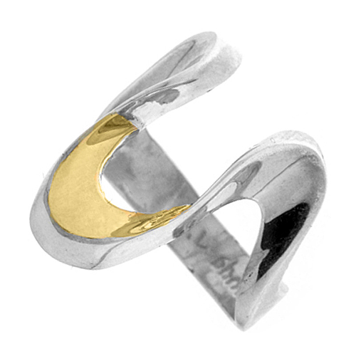 Silver and Gold Ring