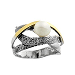 Silver and Gold Ring