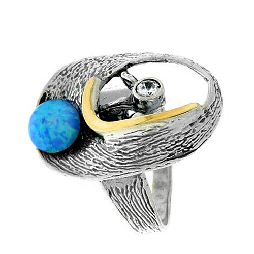 Silver and Gold Ring