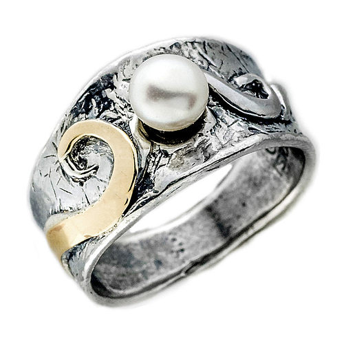 Silver and Gold Ring