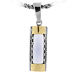 Silver and Gold Pendant