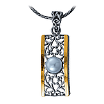 Silver and Gold Pendant