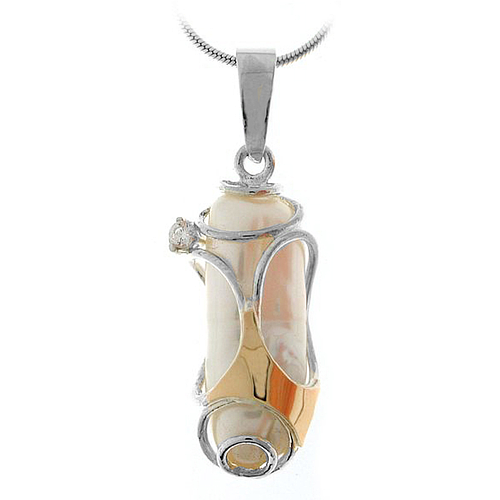 Silver and Gold Pendant