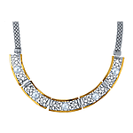 Silver and Gold Necklace