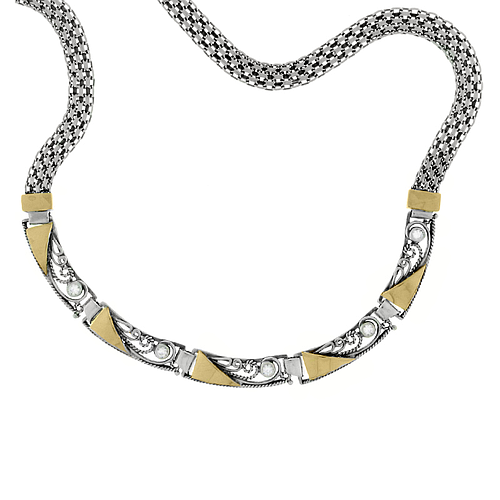 Silver and Gold Necklace