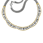 Silver and Gold Necklace