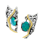 Silver and Gold Earrings