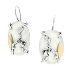 Silver and Gold Earrings