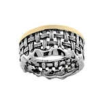 Silver and Gold Ring