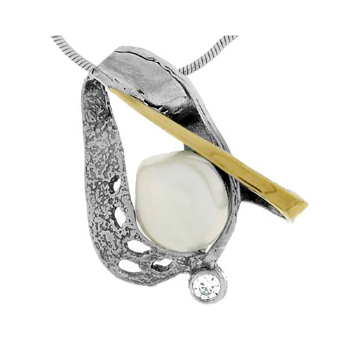 Silver and Gold Pendant