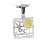 Silver and Gold Pendant