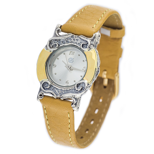 Silver and Gold Watch