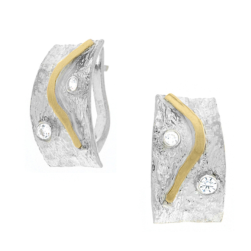 Silver and Gold Earrings
