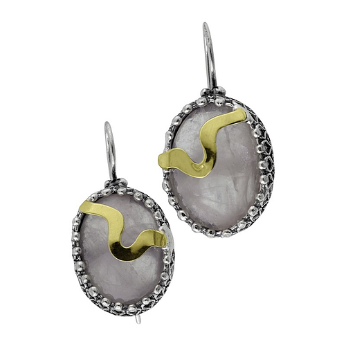 Silver and Gold Earrings