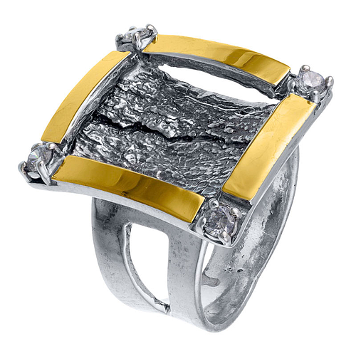 SIlver and Gold Ring