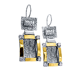 Silver and Gold Earrings