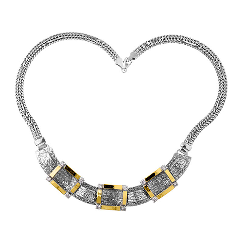 Silver and Gold Necklace