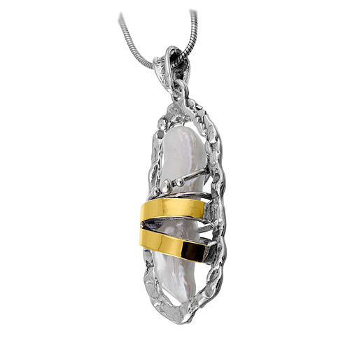 Silver and Gold Pendant