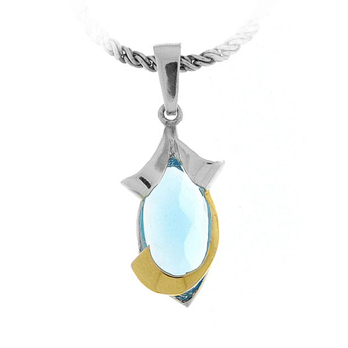 Silver and Gold Pendant