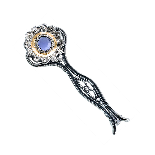 Silver and Gold Brooch