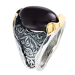 Silver and Gold Ring