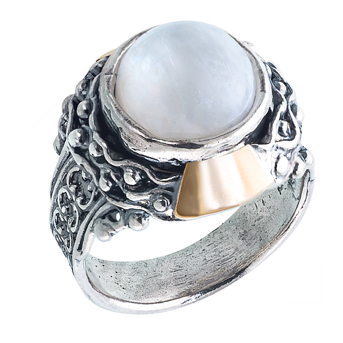 Silver and Gold Ring