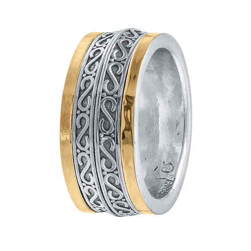 Silver and Gold Ring