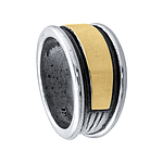 Silver and Gold Ring 