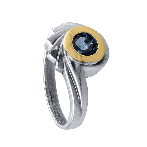 Silver and Gold Ring 