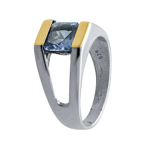 Silver and Gold Ring 