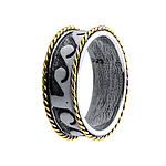 Silver and Gold Ring