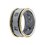 Silver and Gold Ring