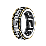 Silver and Gold Ring