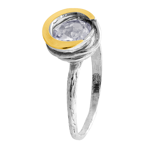 Silver and Gold Ring