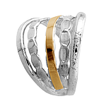 Silver and Gold Ring