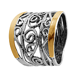 Silver and Gold Ring