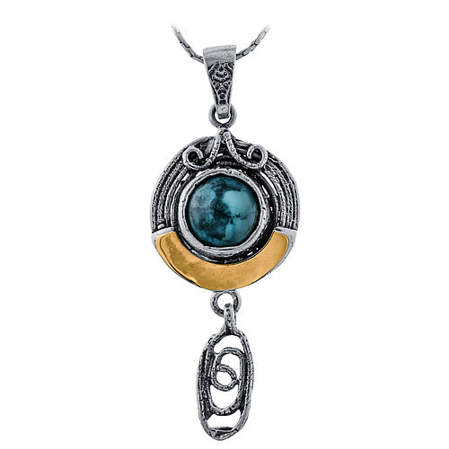 Silver and Gold Pendant