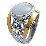 Silver and Gold Ring