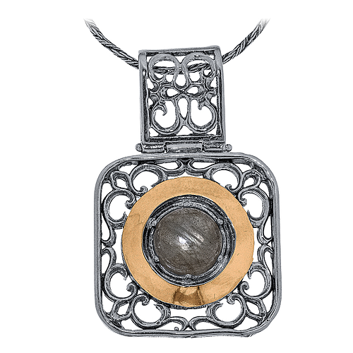 Silver and Gold Pendant