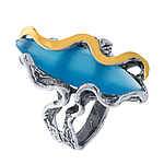 Silver and Gold Ring