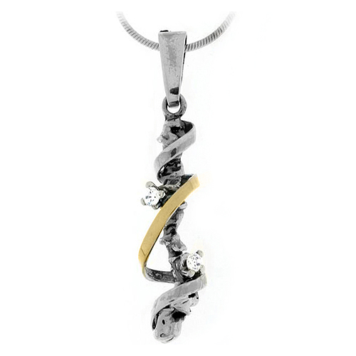 Silver and Gold Pendant