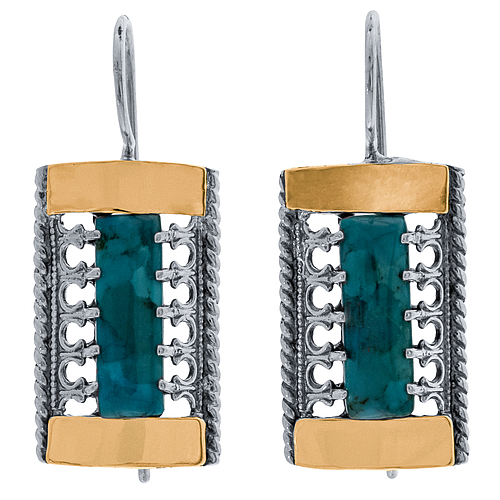 Silver and Gold Earrings