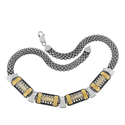 Silver and Gold Necklace