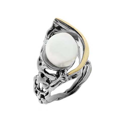 Silver and Gold Ring