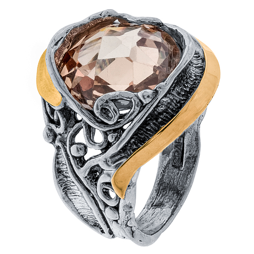 Silver and Gold Ring