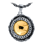 Silver and Gold Pendant 